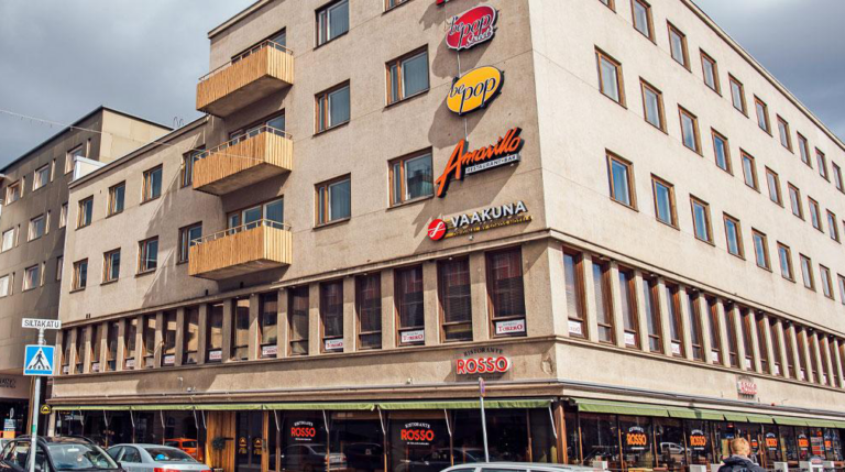 Kaksisuuntaista kaukolämpöä hotellikorttelissa Joensuussa