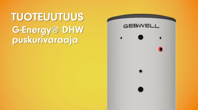 PRODUKTNYHET – G-Energy DHW bufferttank